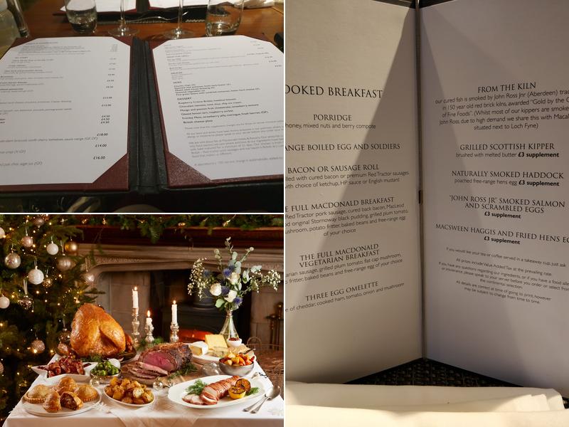 Macdonald Frimley Hall Hotel and Spa Menu