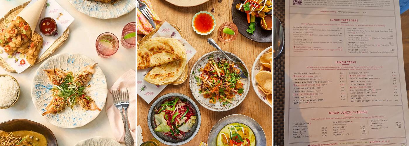 Giggling Squid - Esher Menu