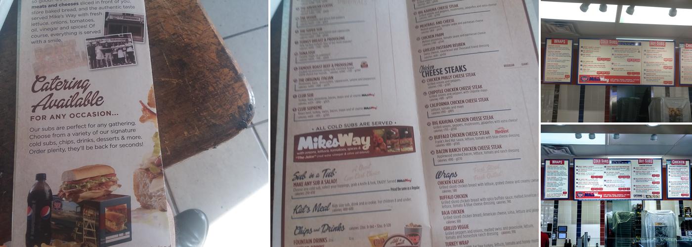 Jersey Mike's Subs Menu