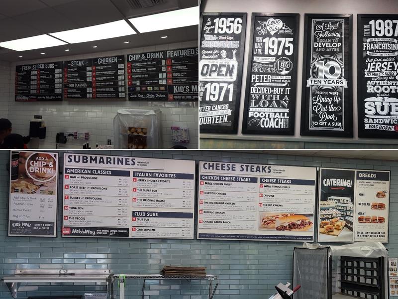 Jersey Mike's Subs Menu