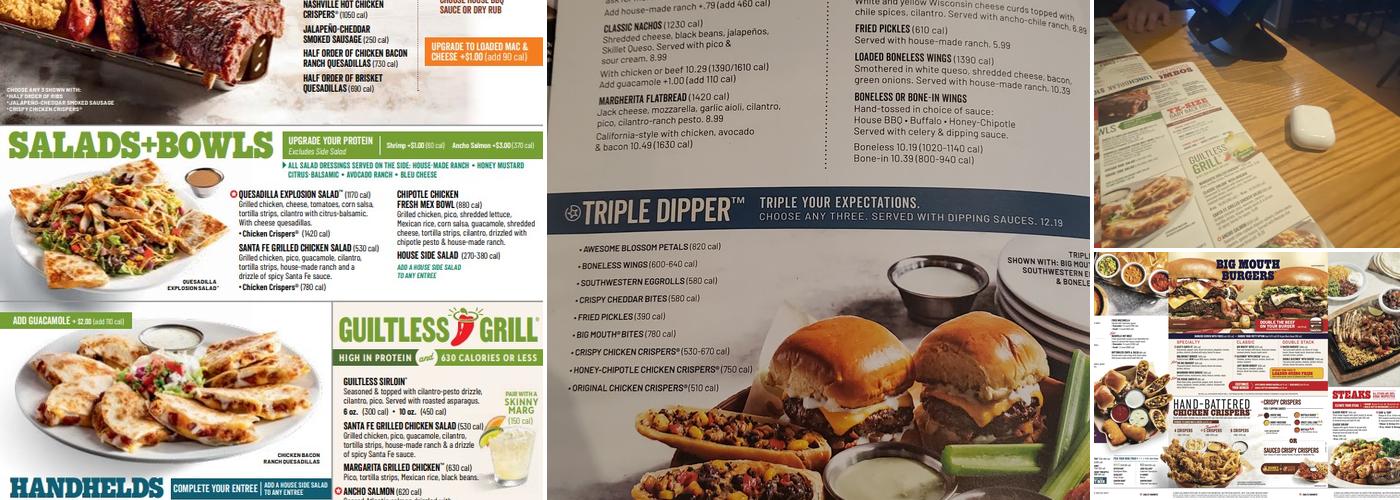 Chili's Grill & Bar Menu