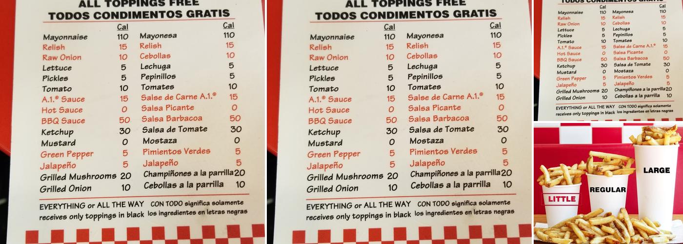 Five Guys Menu