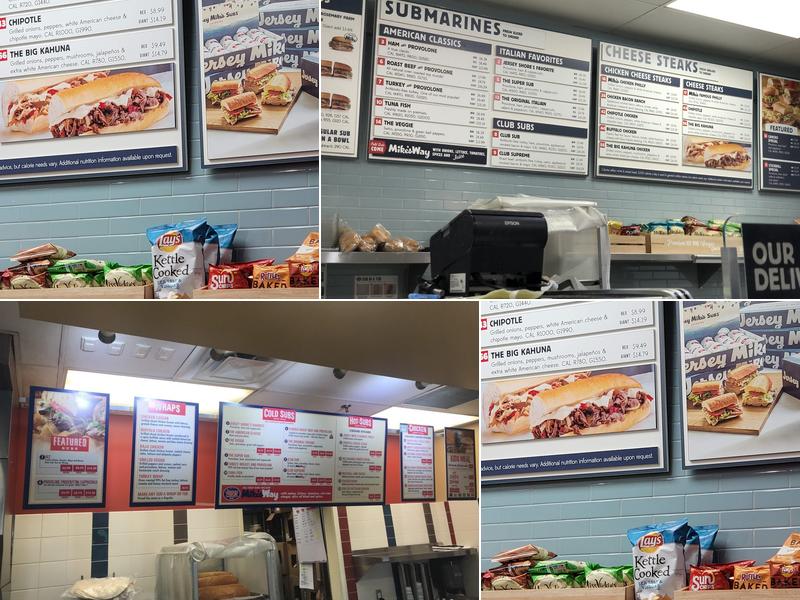 Jersey Mike's Subs Menu
