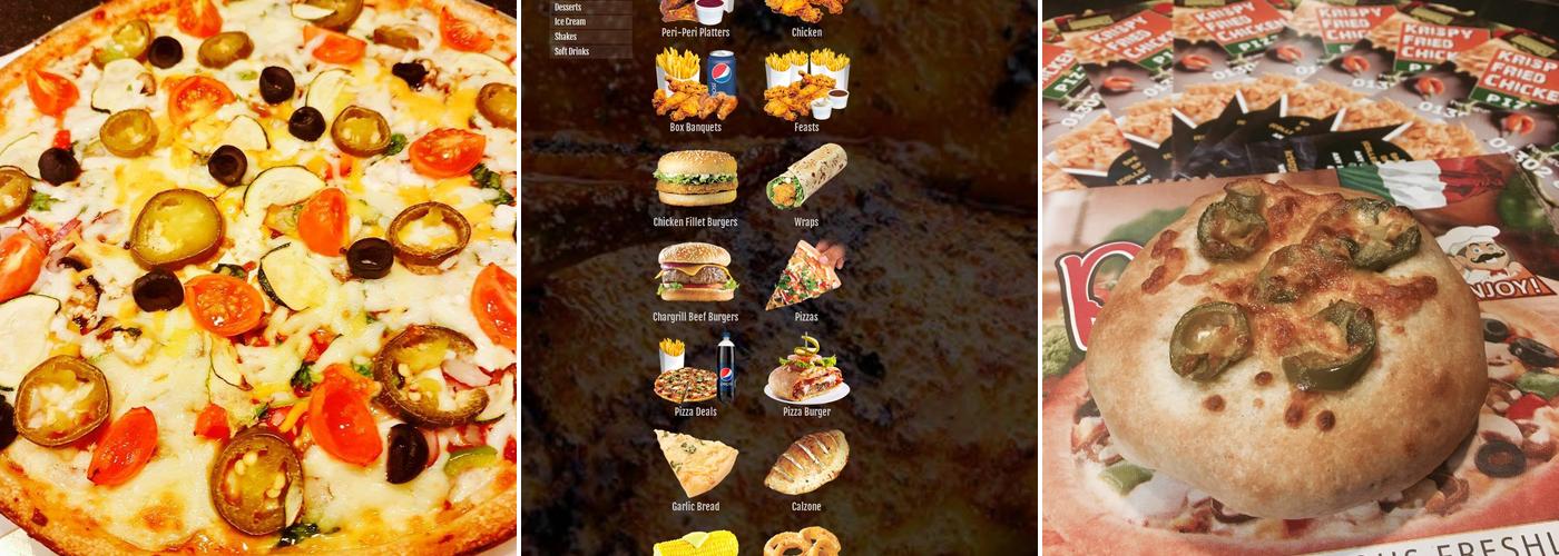 Krispy Fried Chicken and pizza Menu