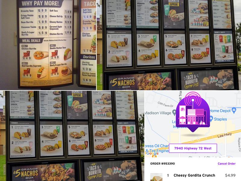 Taco Bell Menu