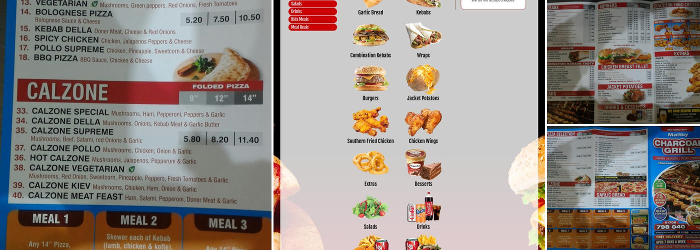 Maltby Charcoal Grill Menu