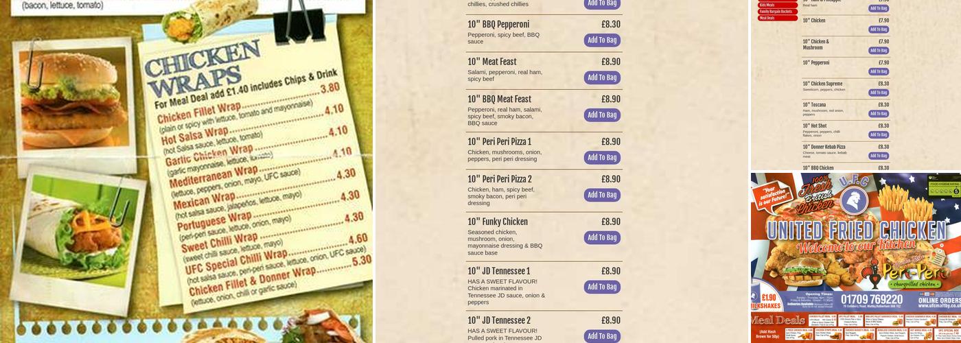 UNITED FRIED CHICKEN MALTBY (UFCMALTBY) Menu