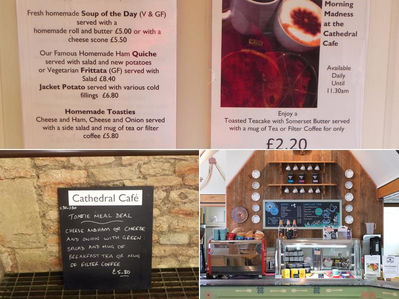 The Loft at Wells Cathedral Menu