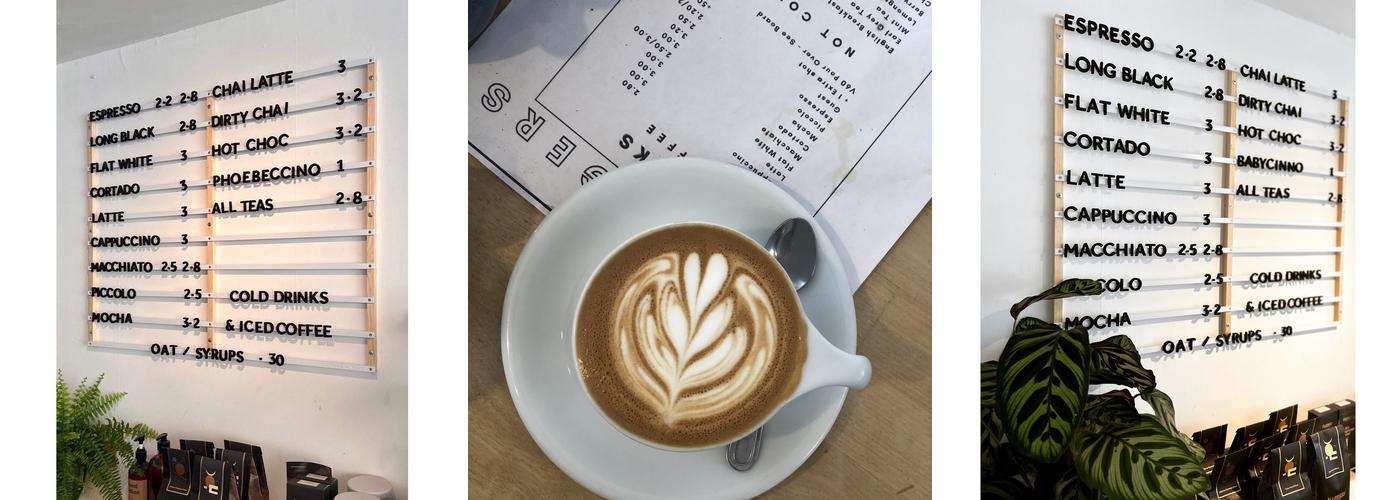 Strangers with Coffee Menu