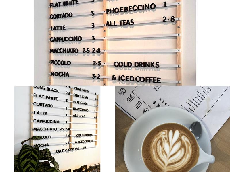Strangers with Coffee Menu