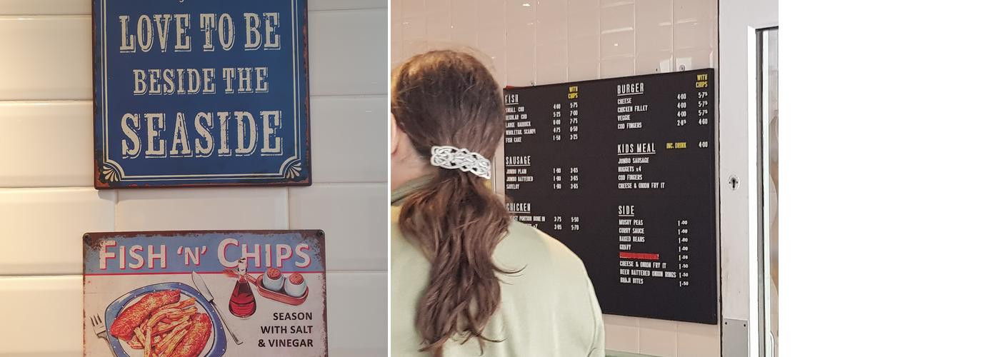 The Cod Shop Menu