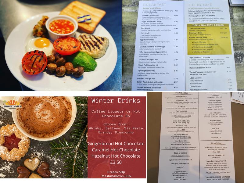 Tiffin at the Beach Menu