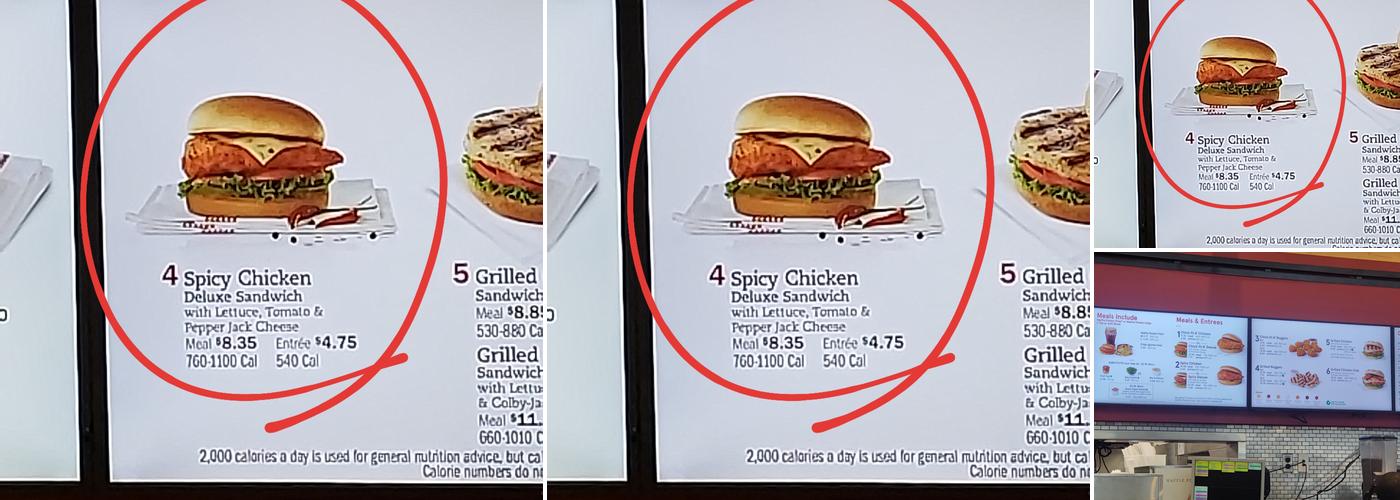 Chick-fil-A Menu