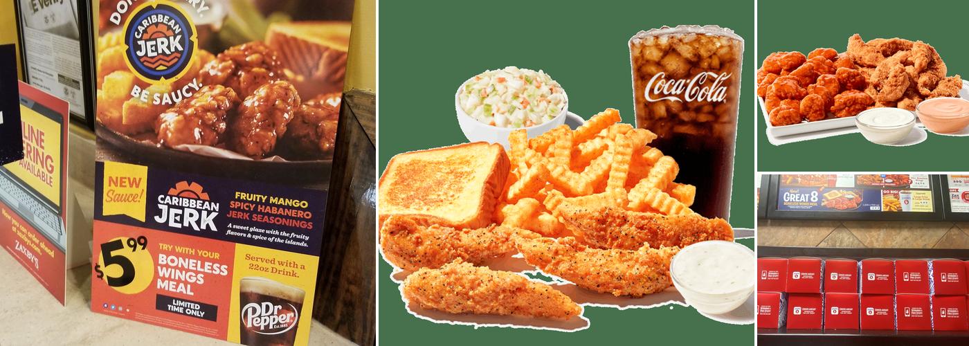 Zaxby's Chicken Fingers & Buffalo Wings Menu