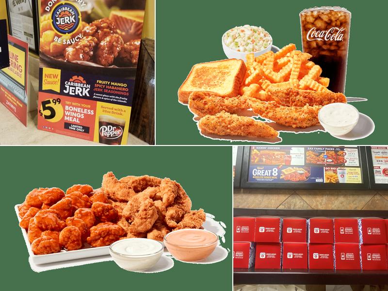 Zaxby's Chicken Fingers & Buffalo Wings Menu