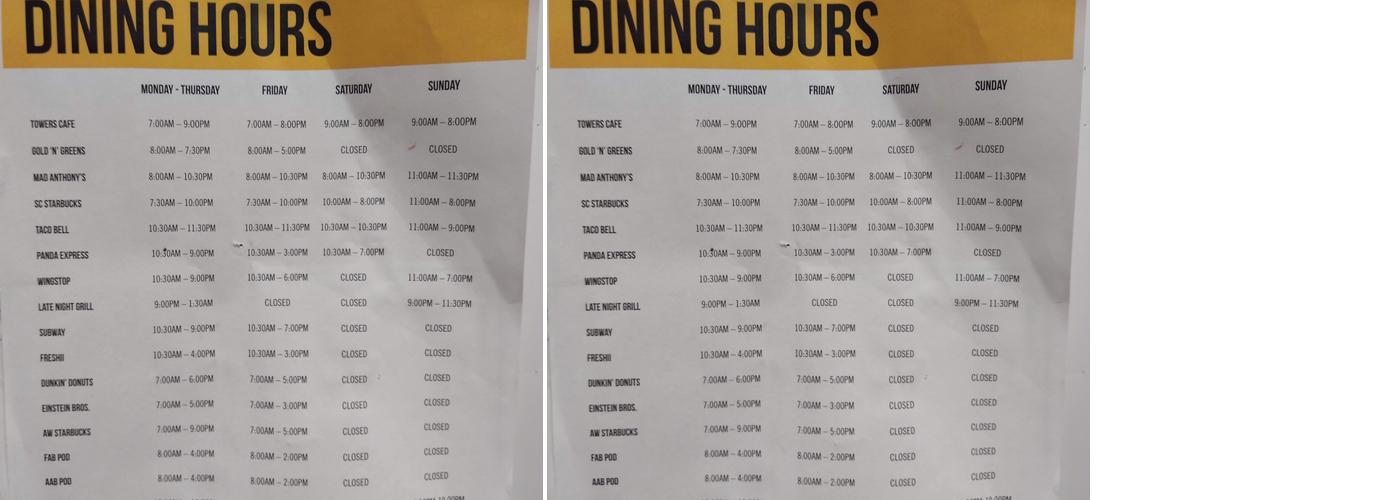 Starbucks Coffee Company Menu