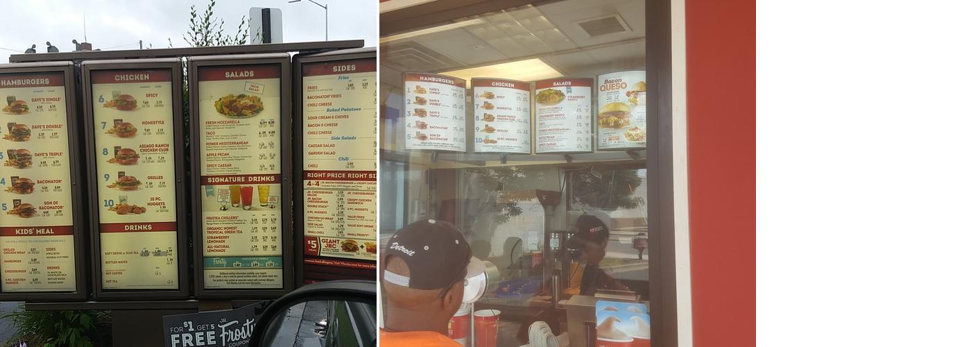 Wendy's Menu