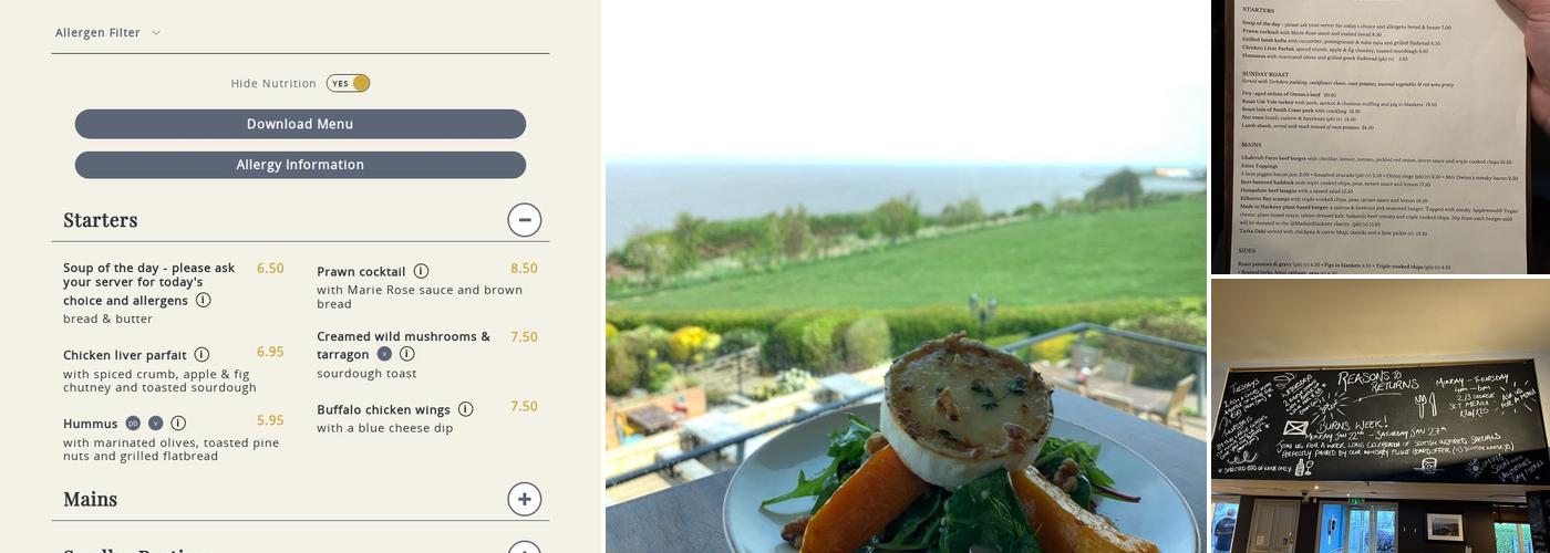 The Windmill Inn, Portishead Menu