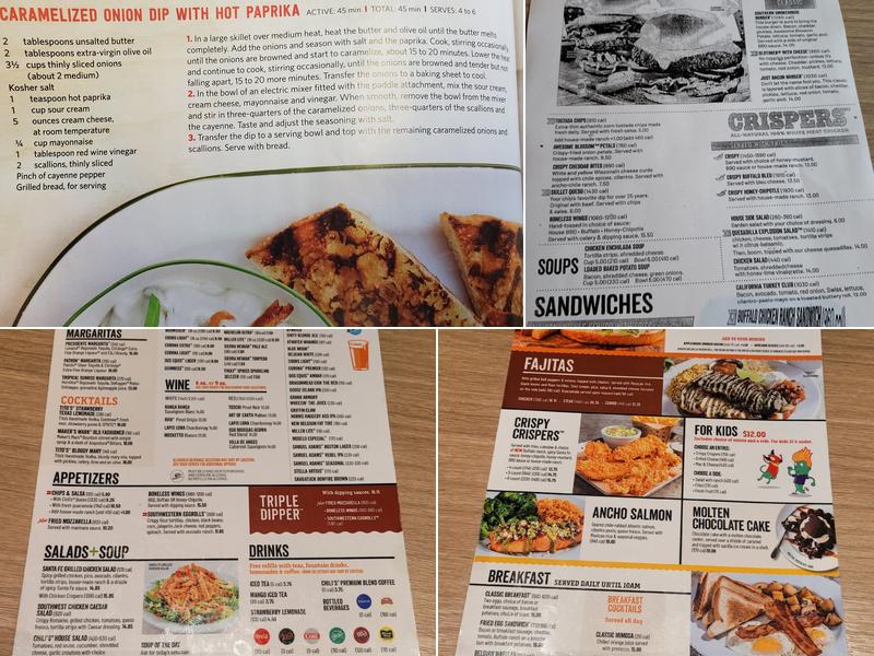 Chili's Grill & Bar Menu
