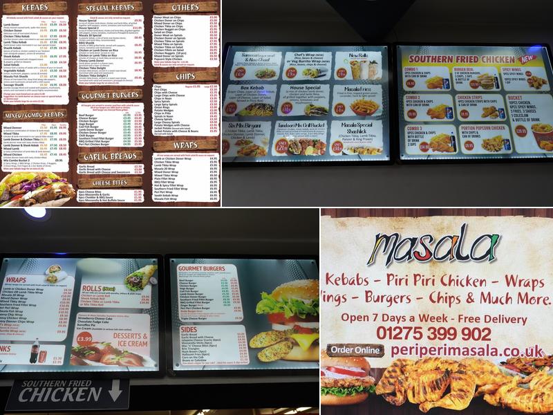 Masala 20 Menu