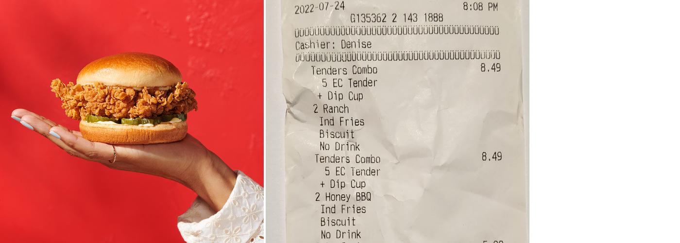 KFC Menu