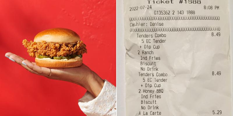 KFC Menu