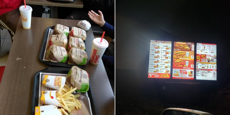 Burger King Menu