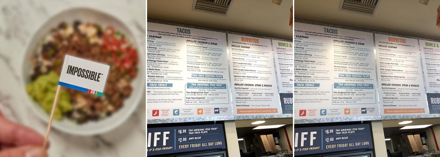 Rubio's Coastal Grill Menu