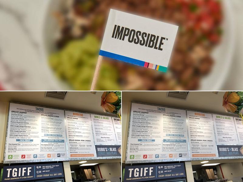 Rubio's Coastal Grill Menu