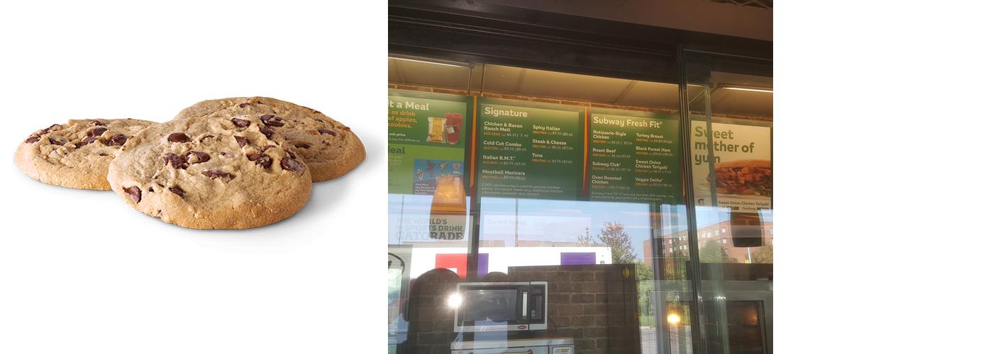 Subway Menu