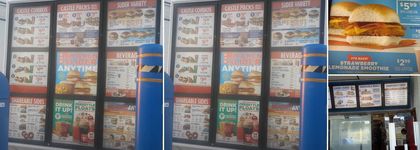 White Castle Menu