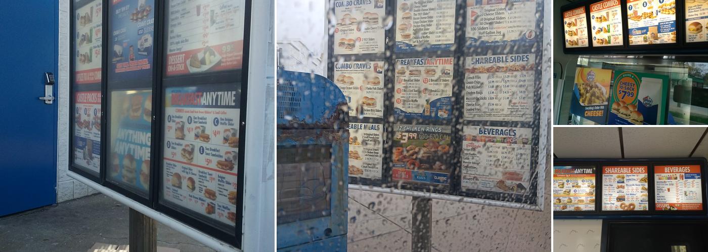 White Castle Menu