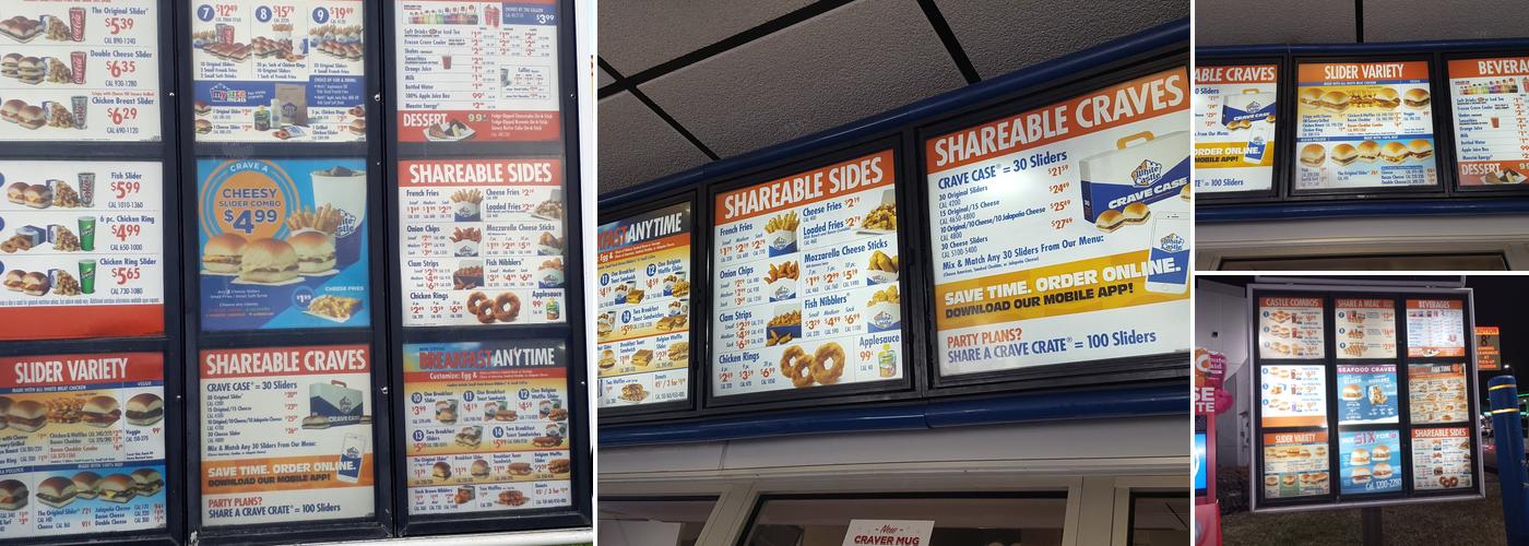 White Castle Menu