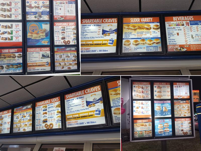 White Castle Menu