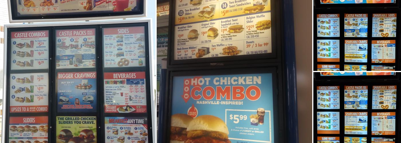 White Castle Menu