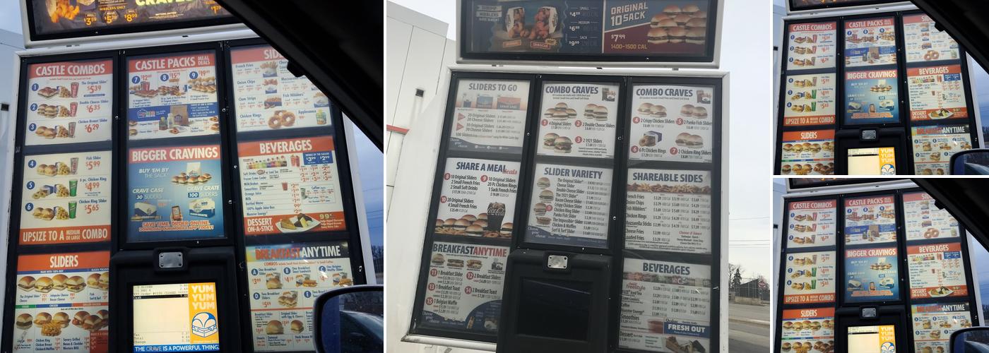 White Castle Menu