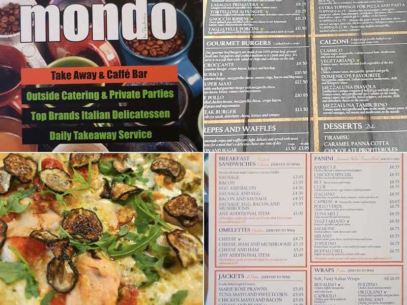 Pizza Pasta Mondo Yeovil Menu