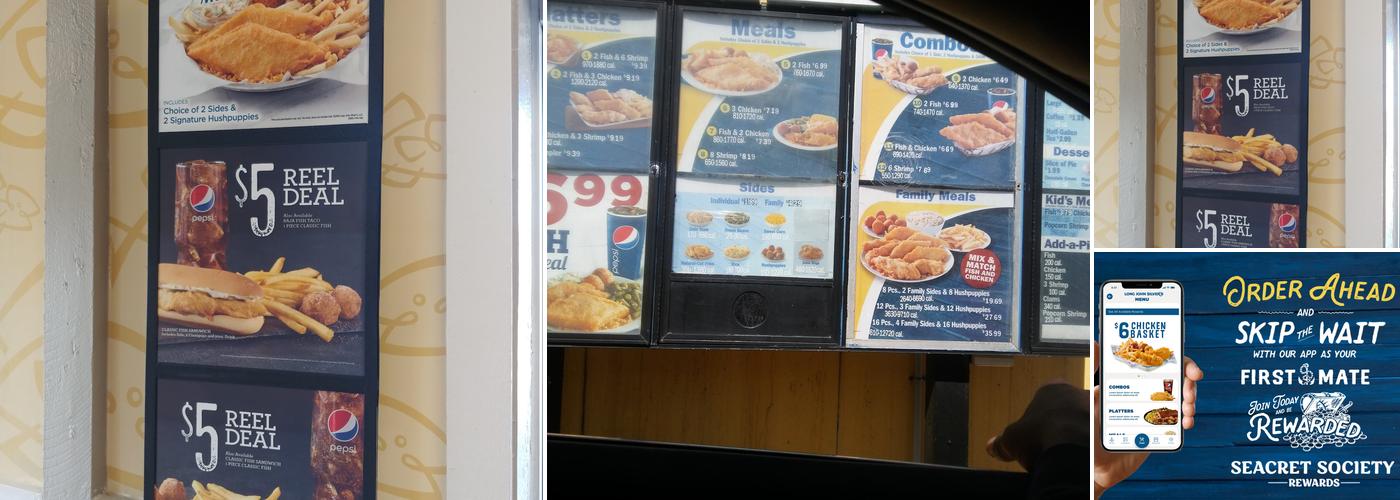 Long John Silver's Menu