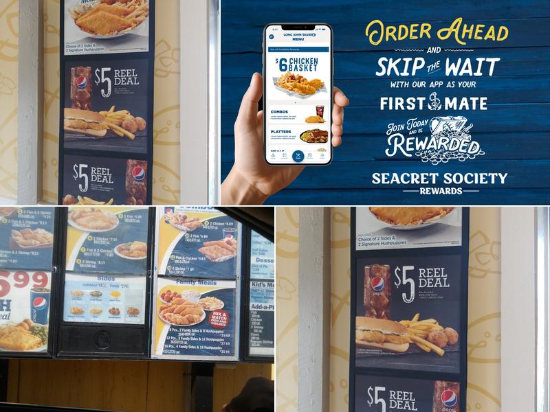Long John Silver's Menu