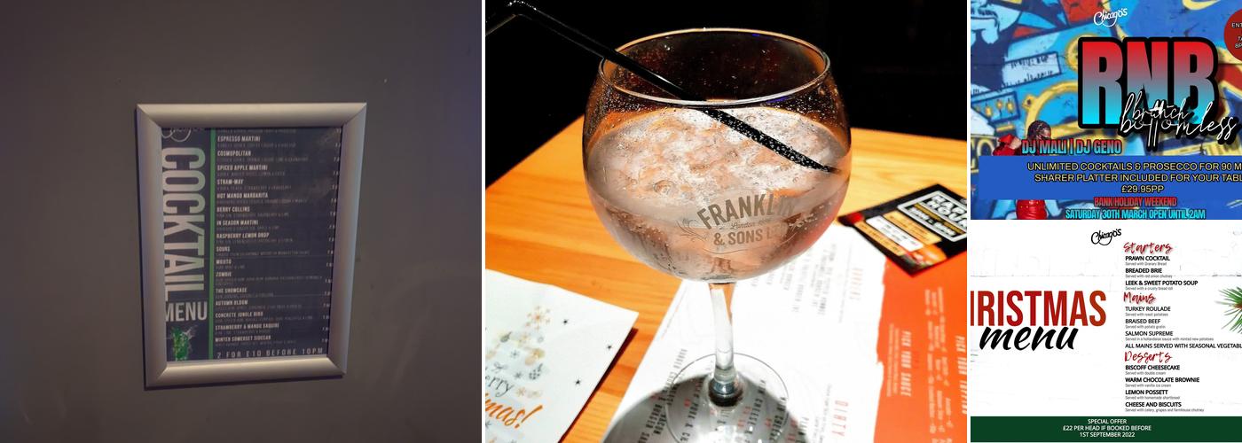 Chicago Rock Cafe Menu