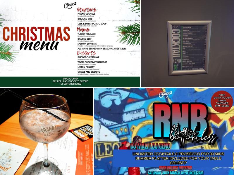 Chicago Rock Cafe Menu