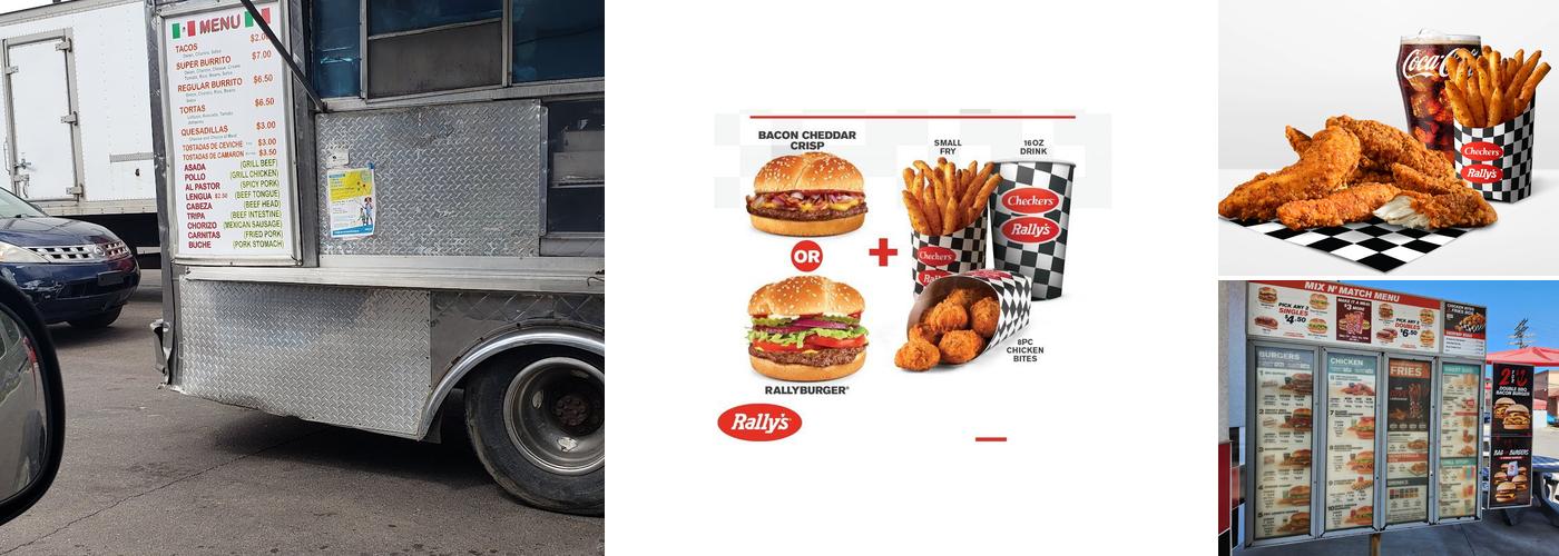 Checkers Menu