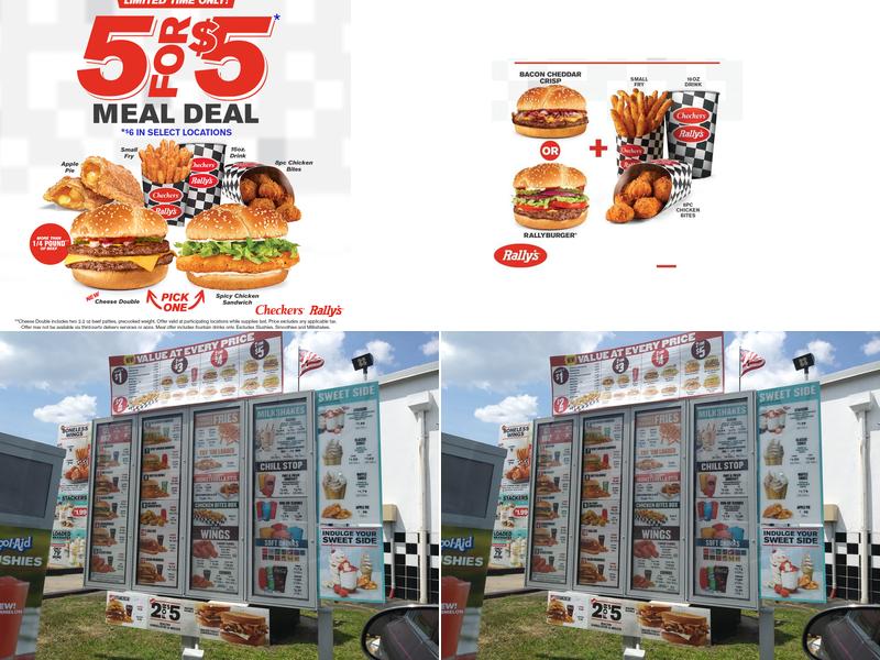 Checkers Menu