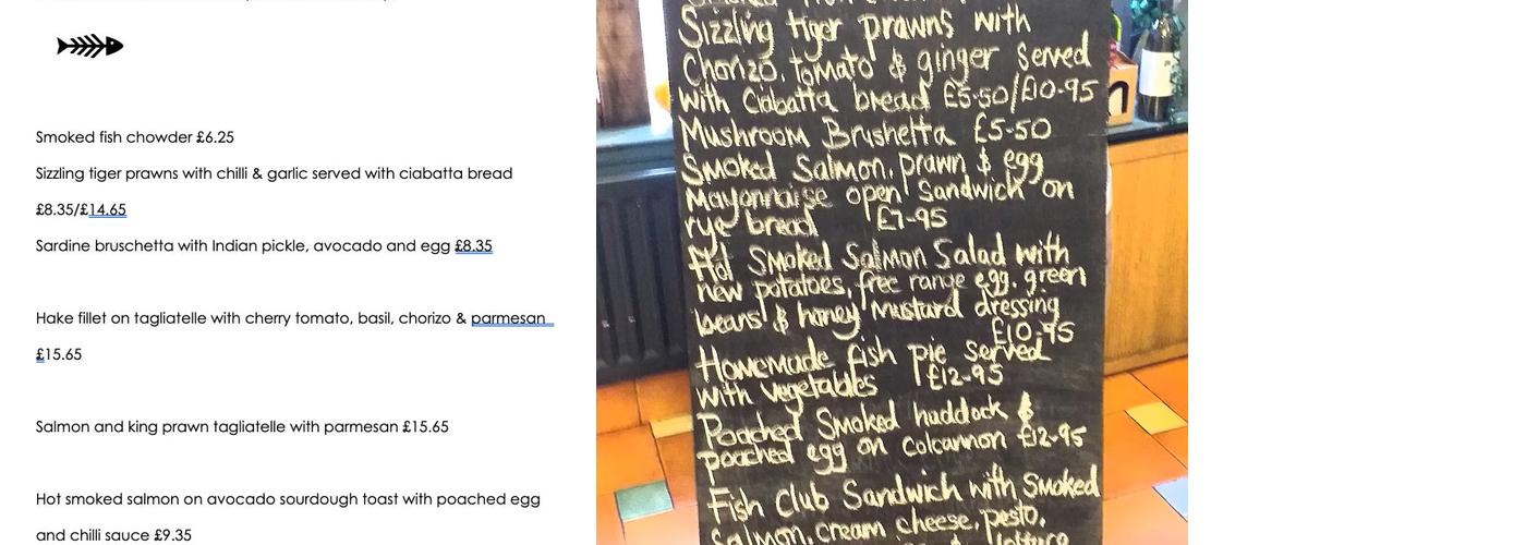 Jones's Coffee House Menu