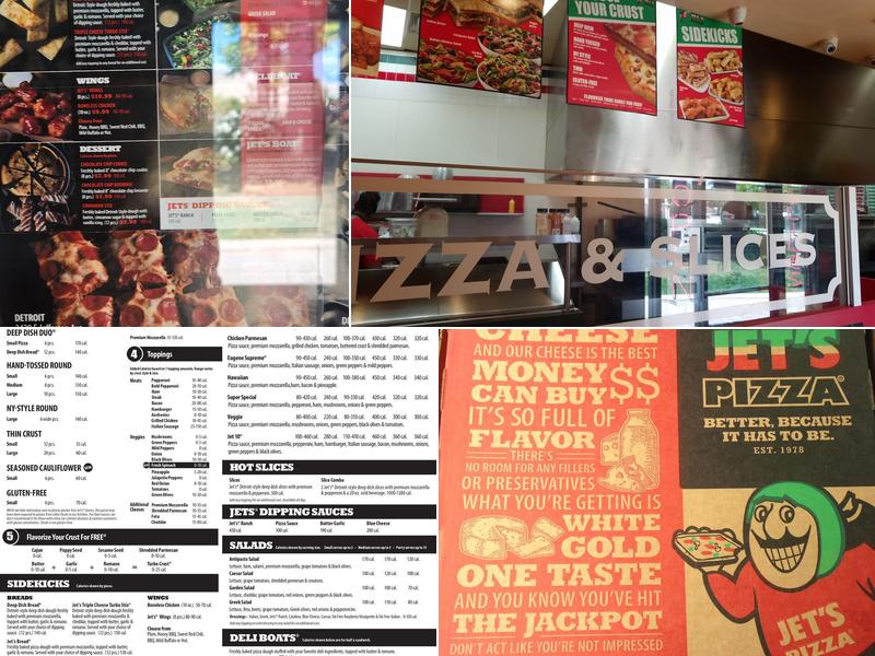 Jet's Pizza Menu