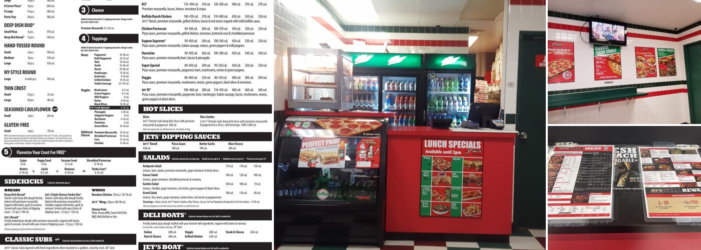 Jet's Pizza Menu