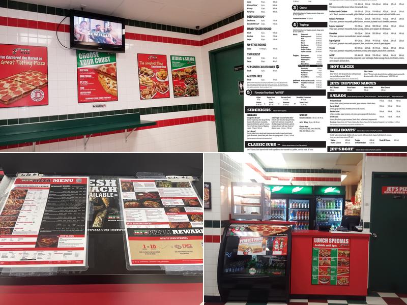 Jet's Pizza Menu
