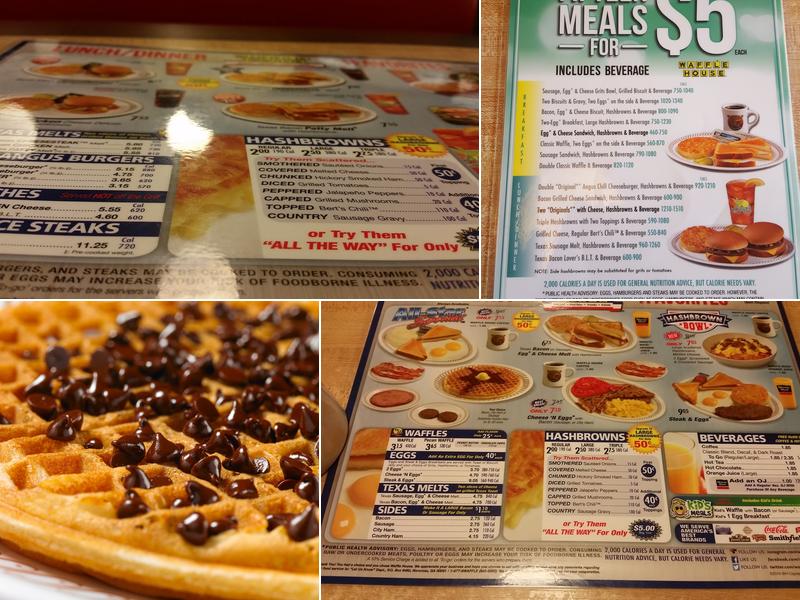 Waffle House Menu