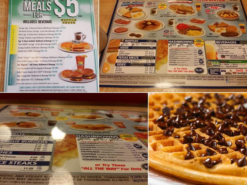 Waffle House Menu
