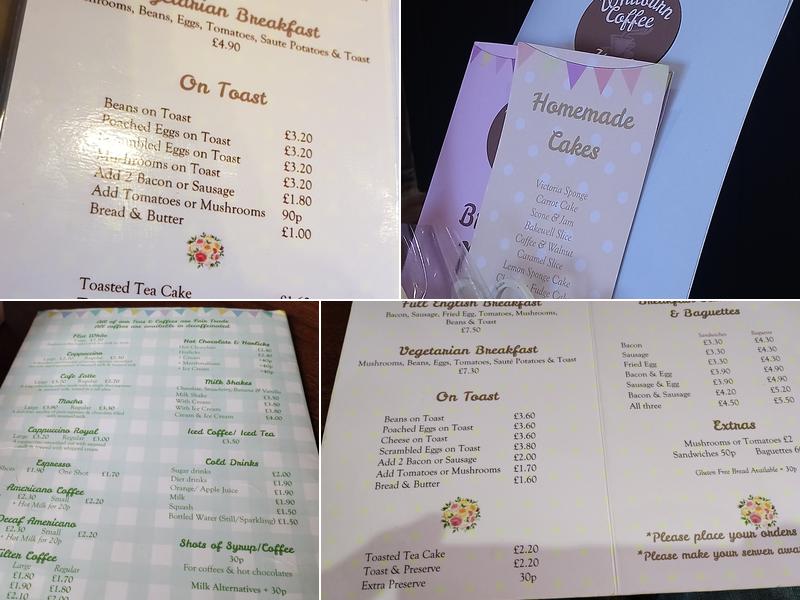 Whitburn Coffee House Menu